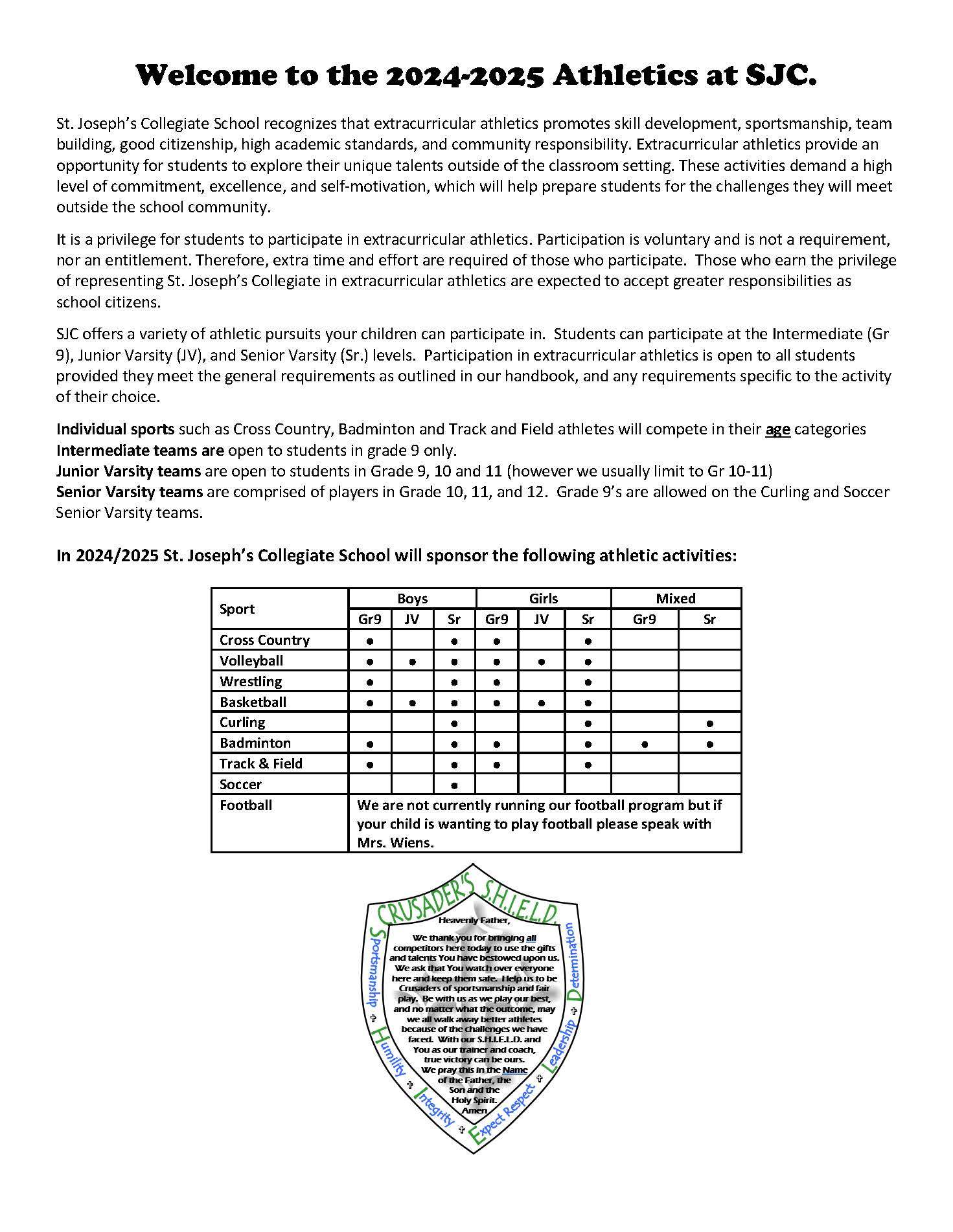 Athletics September 2024 Page 1