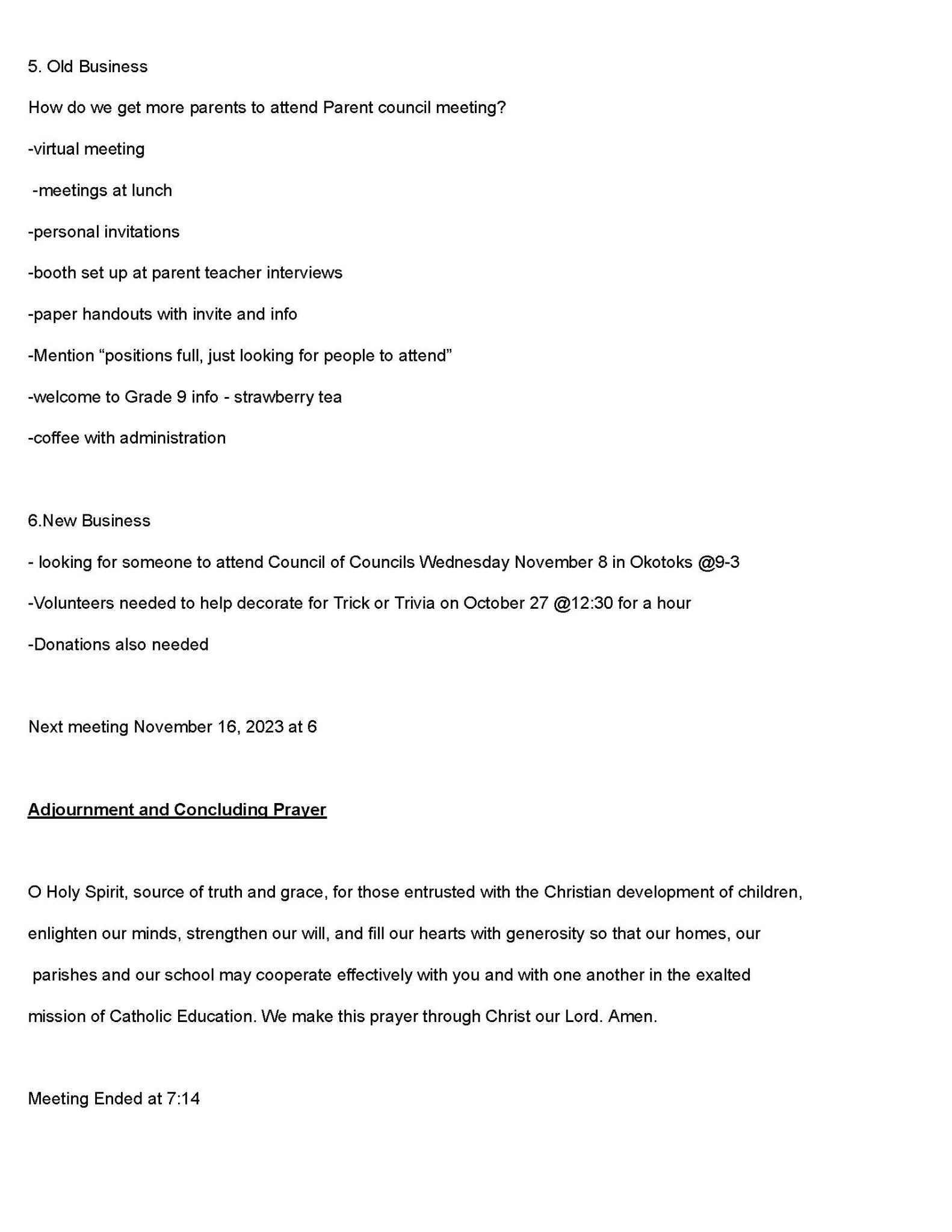 October 2023 Meeting Minutes Page 3